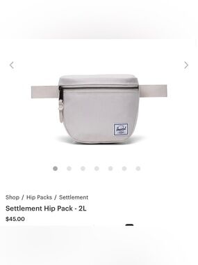 Herschel Supply Company Settlement Hip Pack - Light Cream